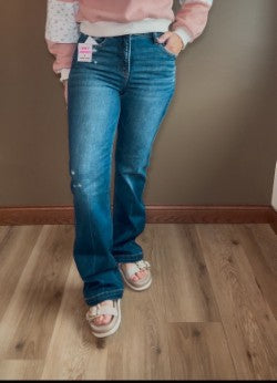 Risen Tummy Control High Rise Straight Jean