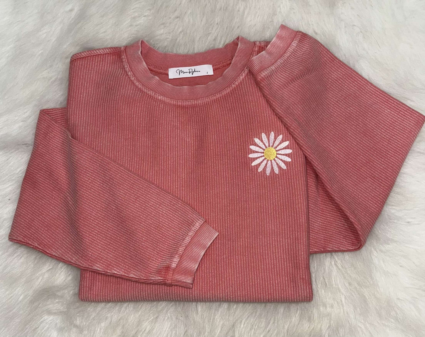 Corded Flower Crewneck