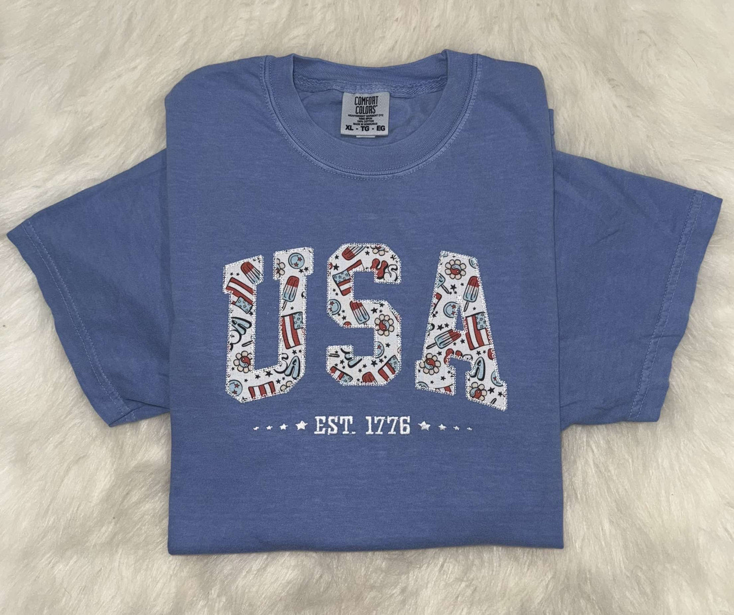 Embroidered USA