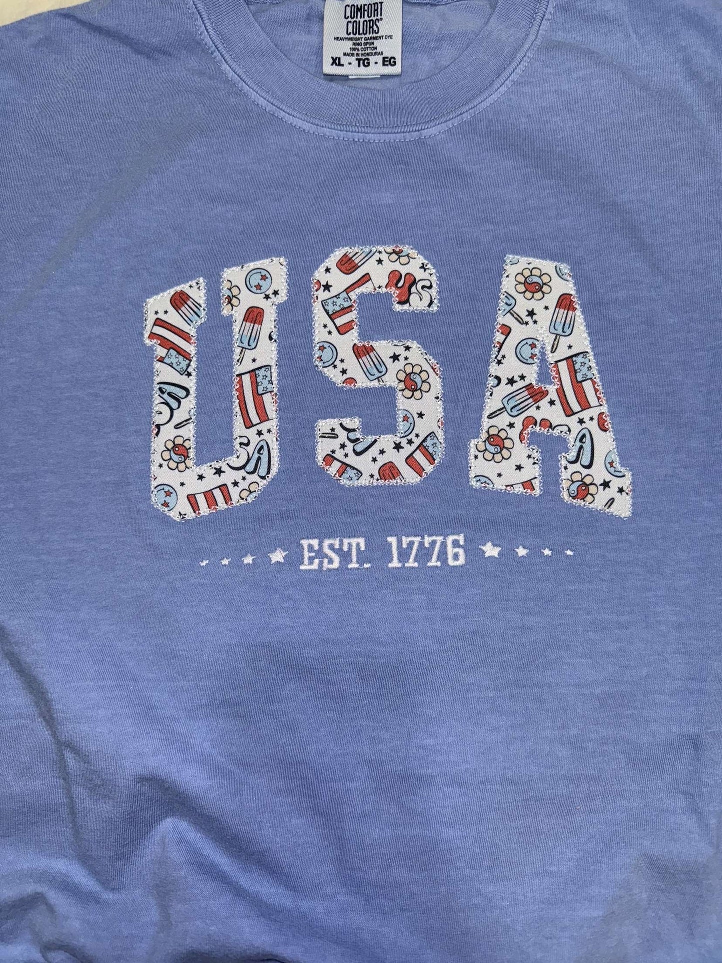 Embroidered USA