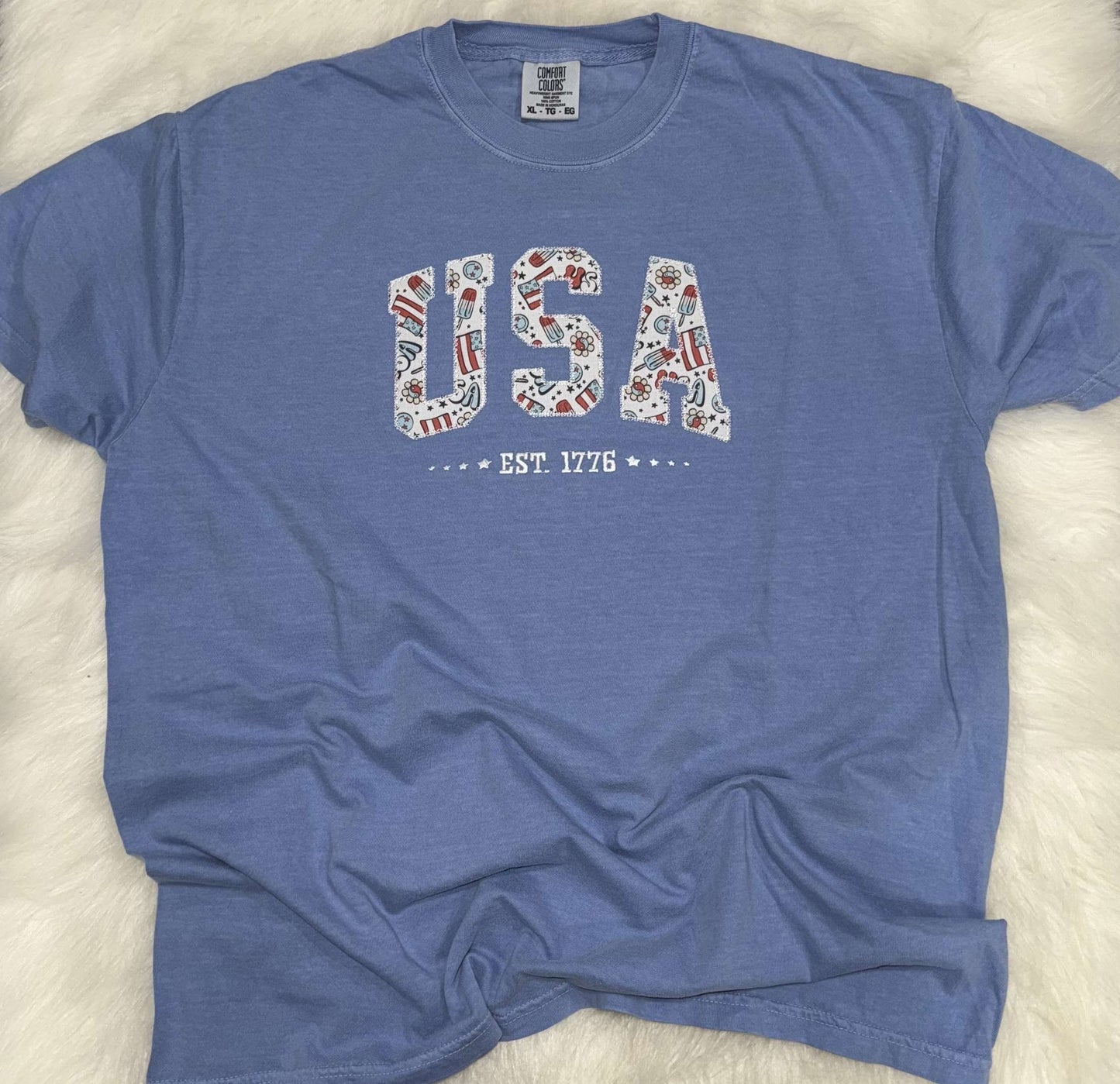 Embroidered USA