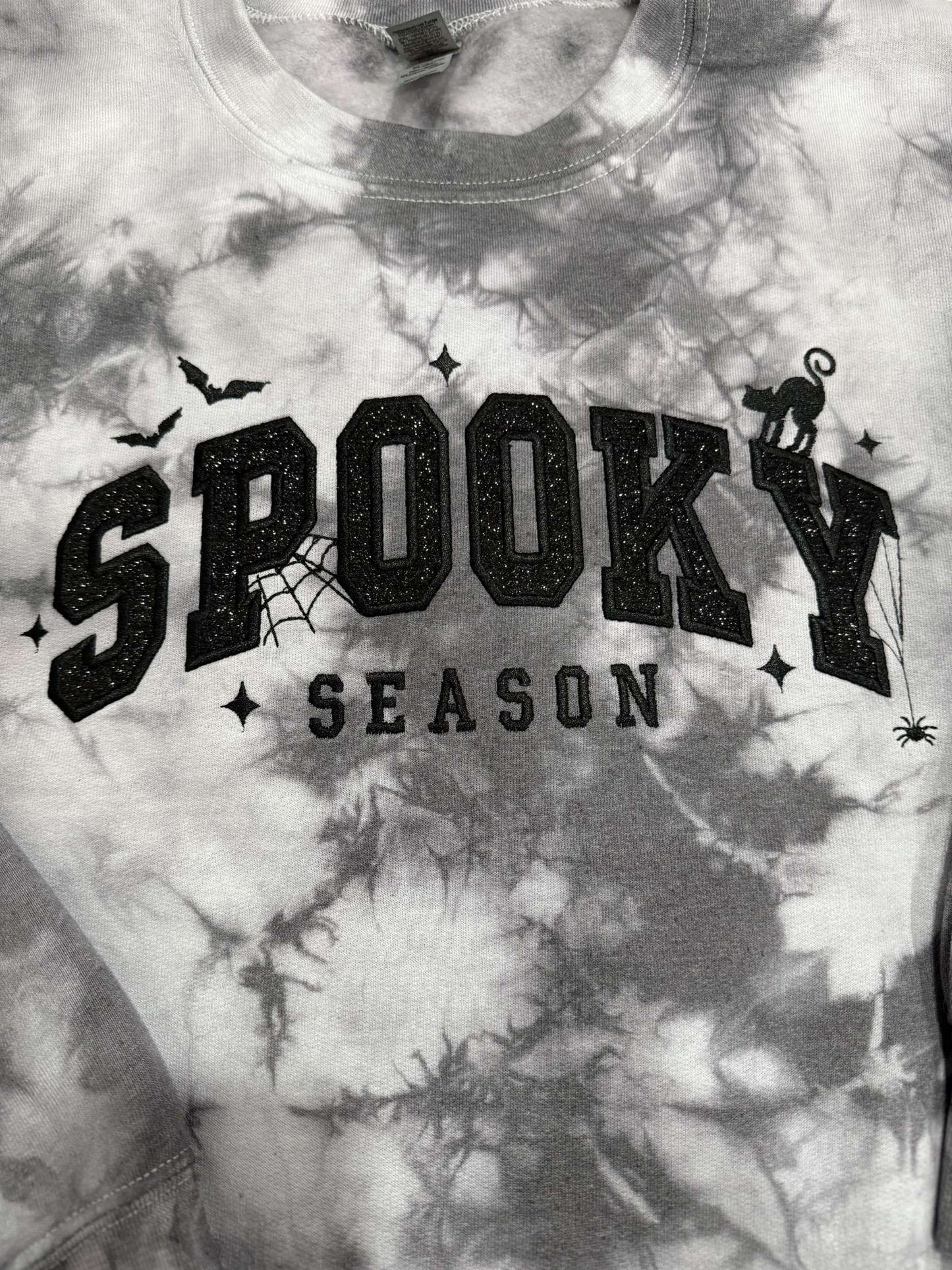 Glitter Spooky Season Crewneck-YOUTH