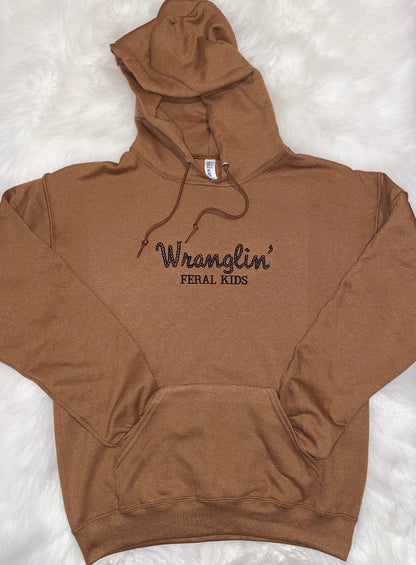 Wranglin’ Feral Kids Hoodie