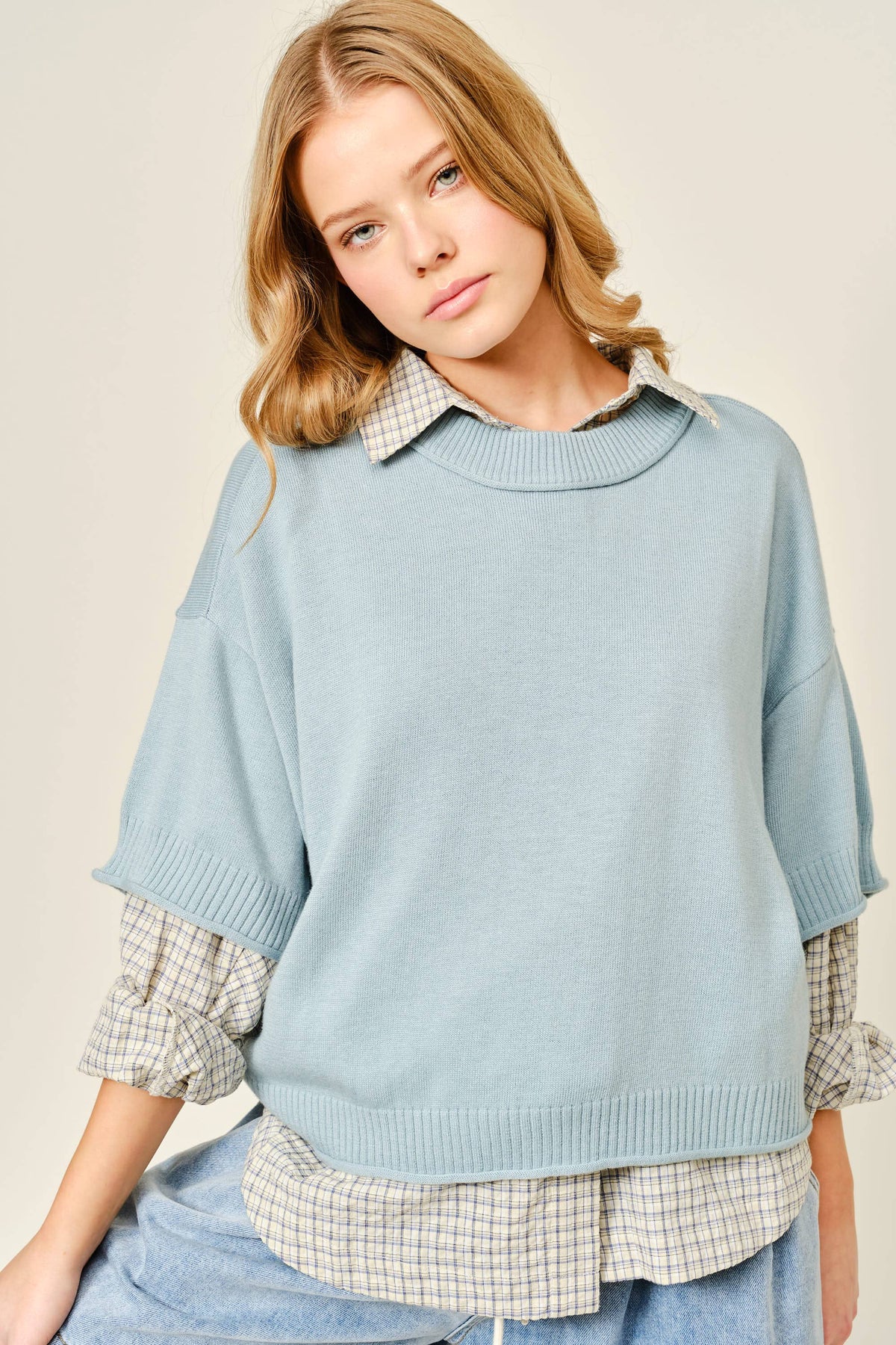 SOFT WOOL SWEATER TOP