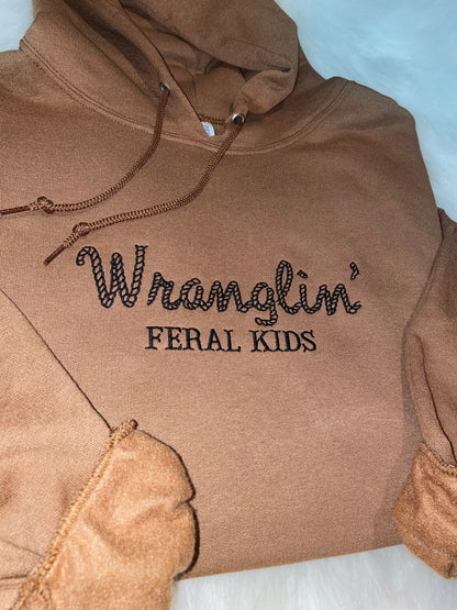 Wranglin’ Feral Kids Hoodie