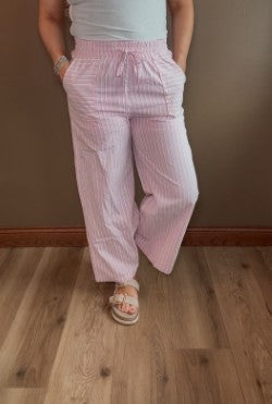 Striped Wide Leg Pants