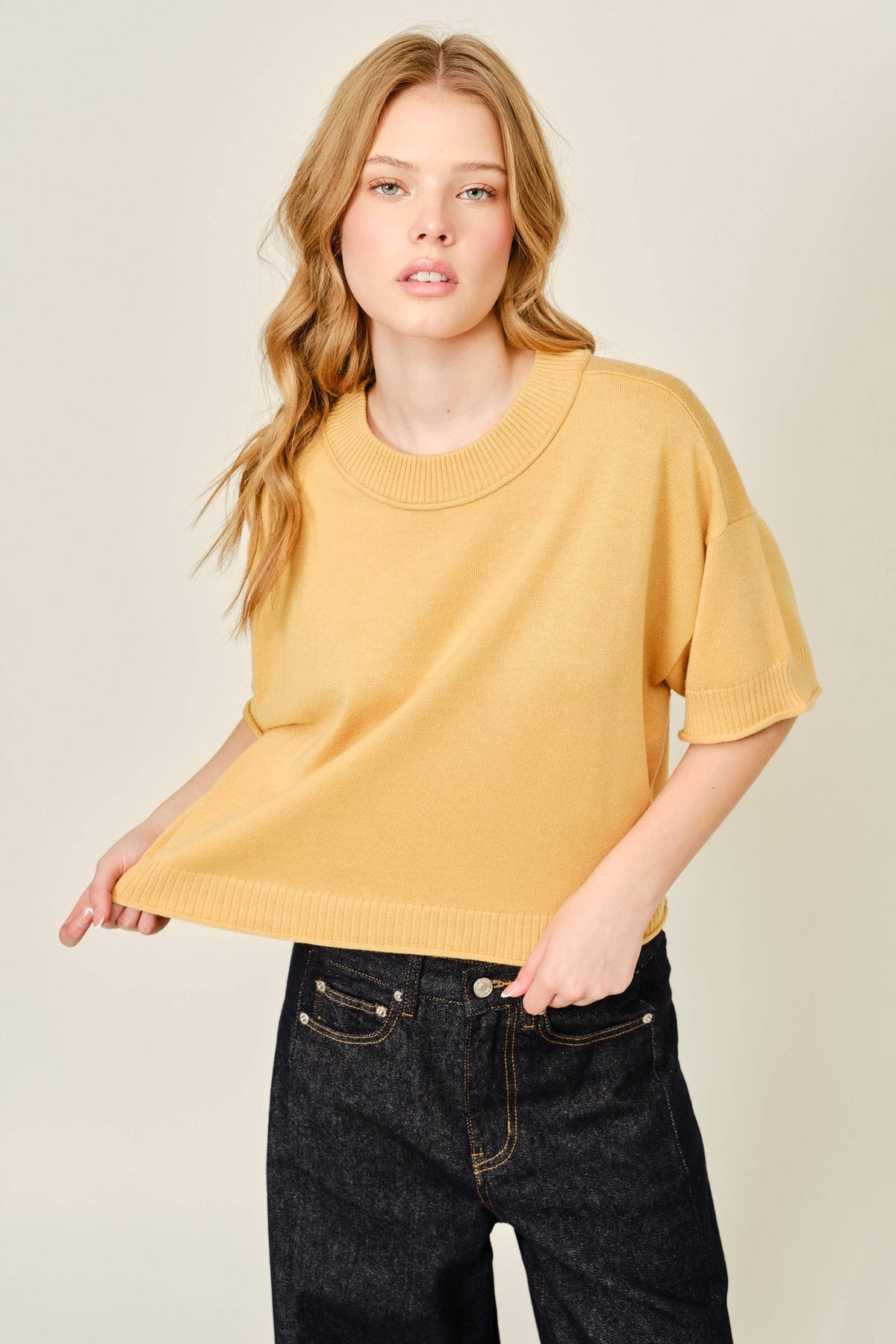 SOFT WOOL SWEATER TOP