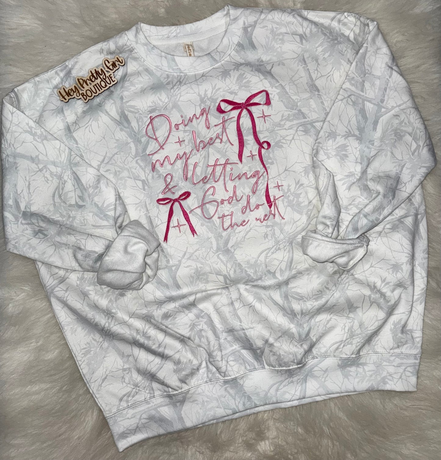 Doing my best camo crew