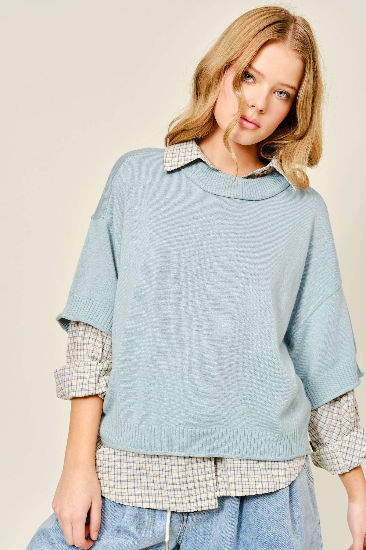 SOFT WOOL SWEATER TOP