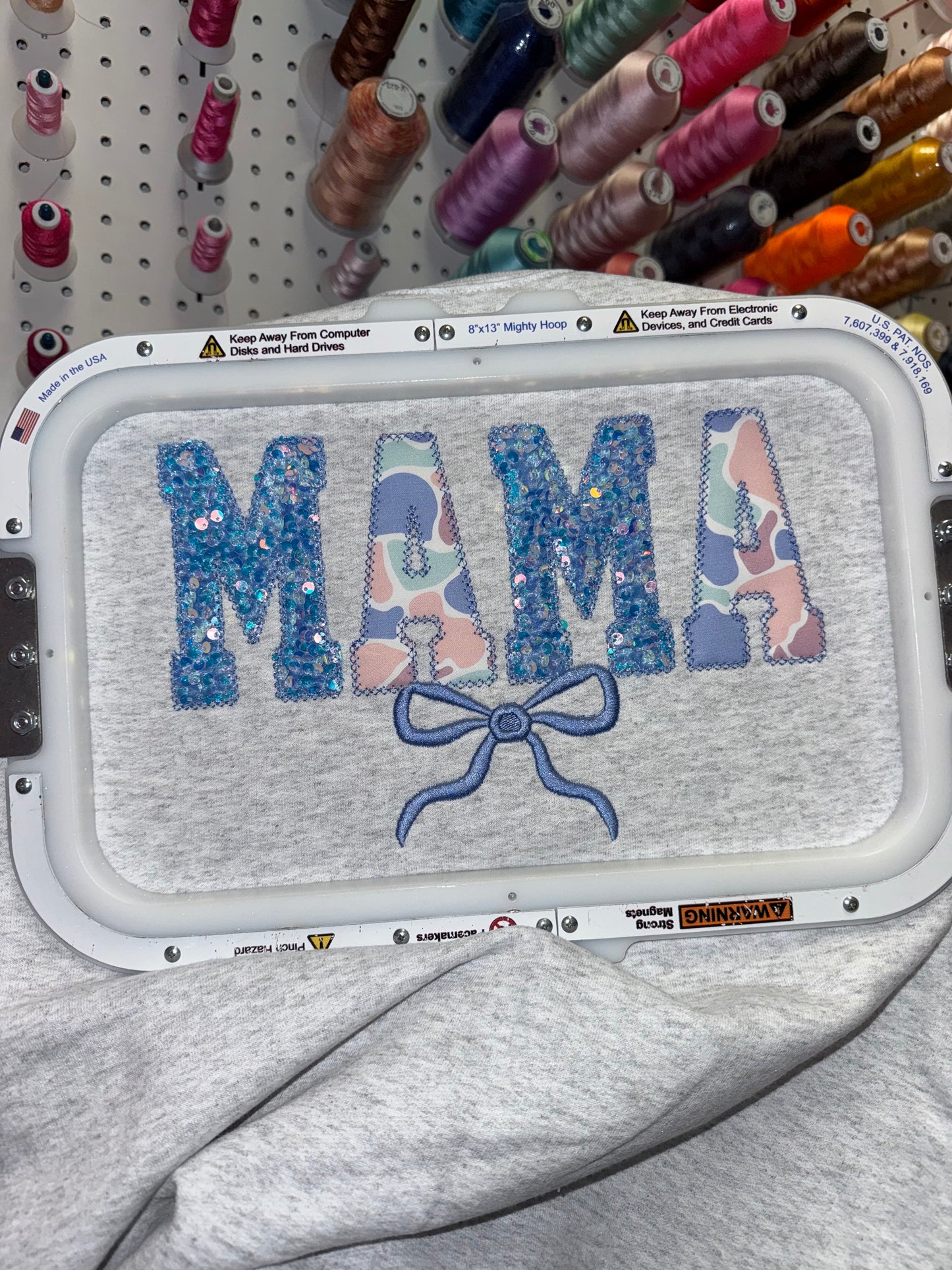 Pastel Camo Mama Crewneck or Tshirt