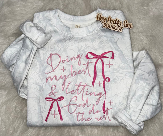 Doing my best camo crew