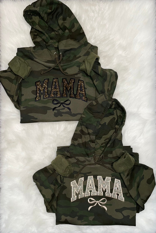 Camo Embroidered Hoodie