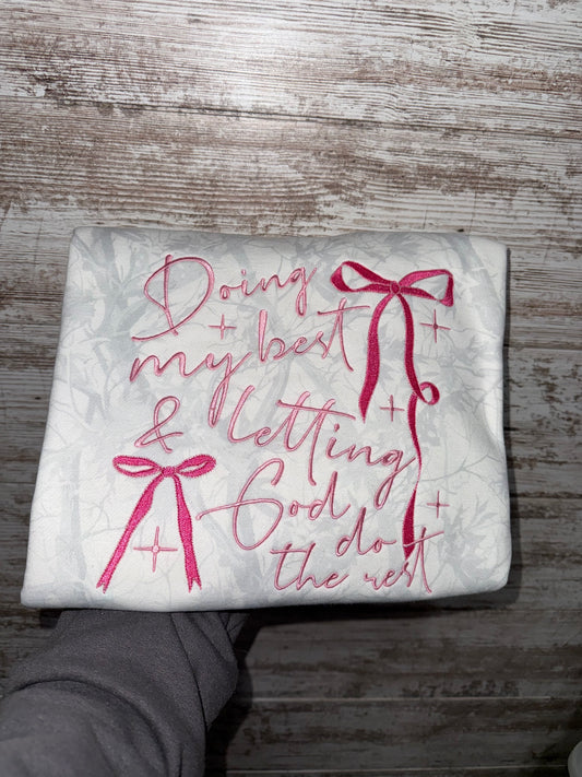 Doing my best camo crew