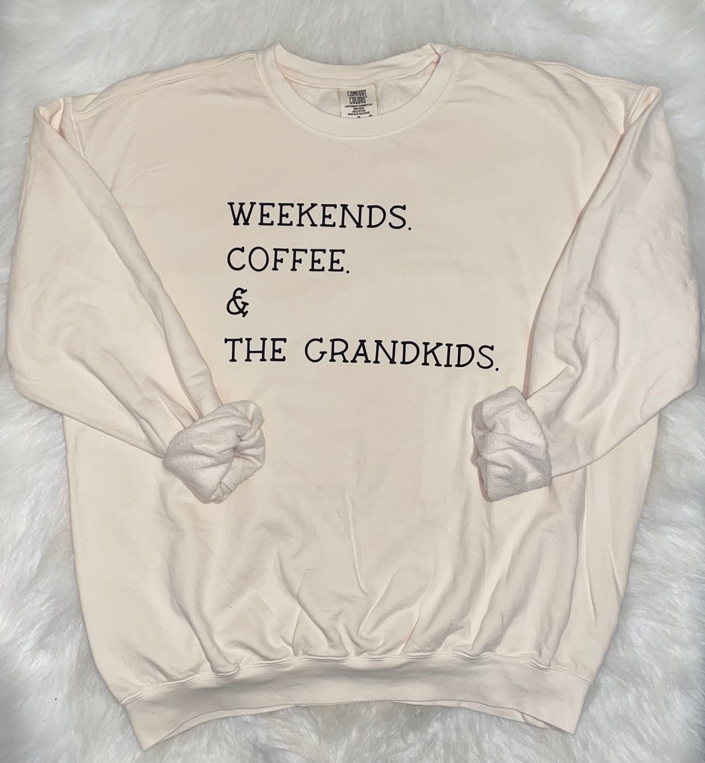 Weekends, coffee & grandkids crew