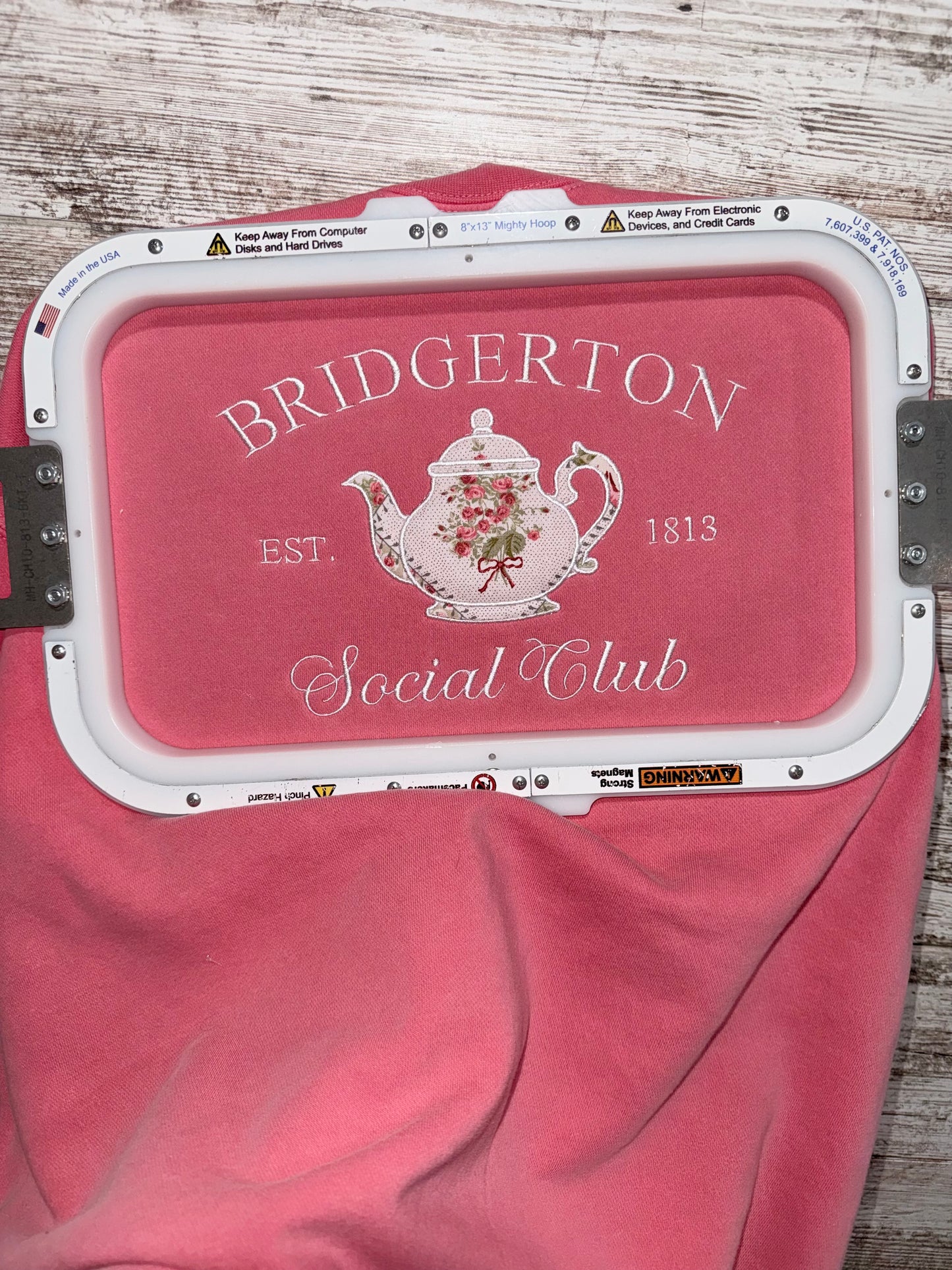 Bridgerton Social Club Embroidered Crewneck