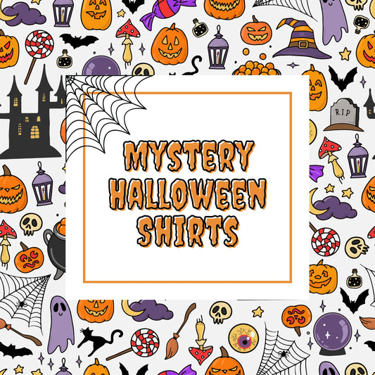 🎃 Halloween Mystery Tees & Crewnecks 👻