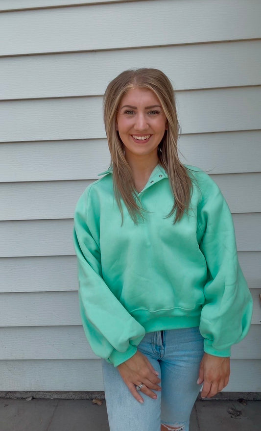 Piper Snap Button Collared Sweater