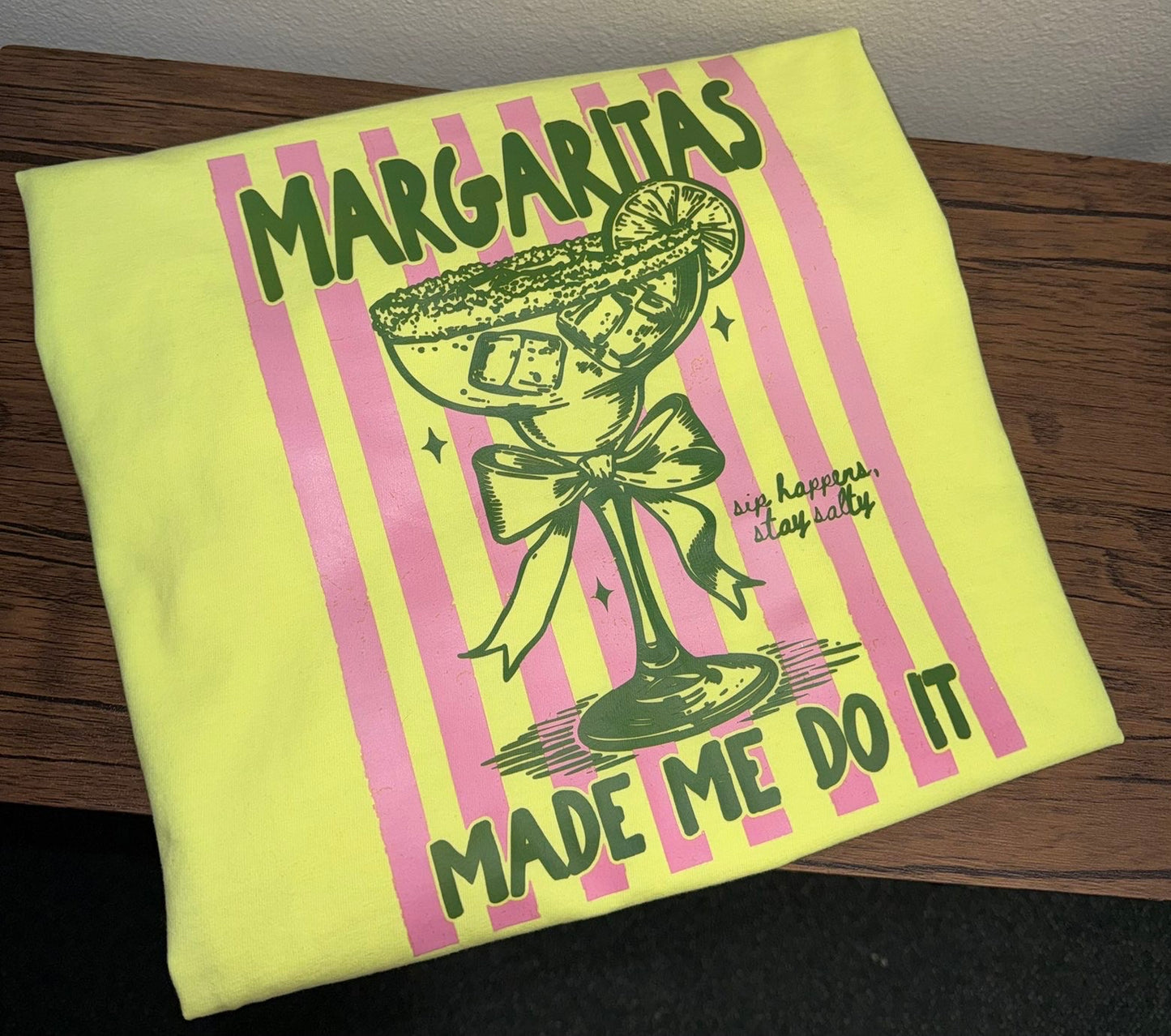 Margaritas Made Me Do It T-Shirt