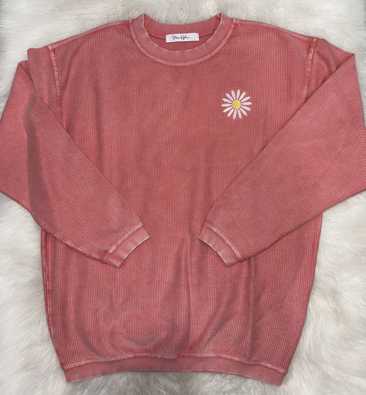 Corded Flower Crewneck