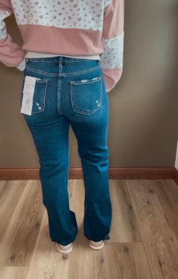 Risen Tummy Control High Rise Straight Jean