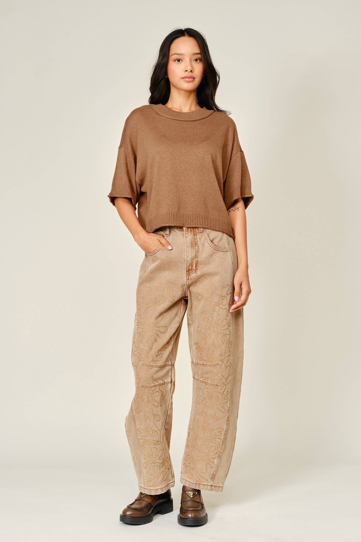 SOFT WOOL SWEATER TOP