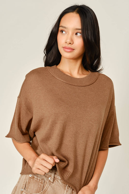 SOFT WOOL SWEATER TOP